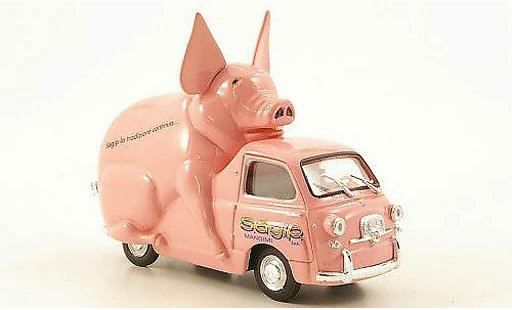 Fiat 600 Multipla 1/43 Brumm D Sagip Mangimi 1970 miniature