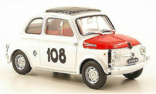 Fiat 595 Abarth 1/43 Brumm No.108 Coppa Gallega 1965 miniature