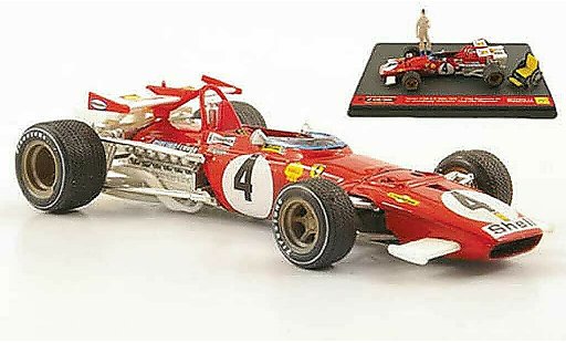 Ferrari 312 B 1/43 Brumm No.4 C.Regazzoni GItalien 1970 miniature
