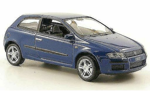 Fiat Stilo Berlina 1/43 Hachette bleu 3-portes 2002 miniature