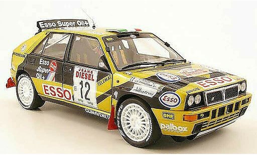 Lancia Delta HF Integrale Evoluzione II 1/18 Kyosho evo 2 no.12 rallye san remo 1993 g.b.pianezzola / l.roggia miniature