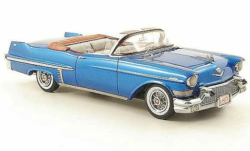 Cadillac Series 62 Convertible 1/43 American Excellence 1957 Cabriolet bleu limite. edition 500 miniature