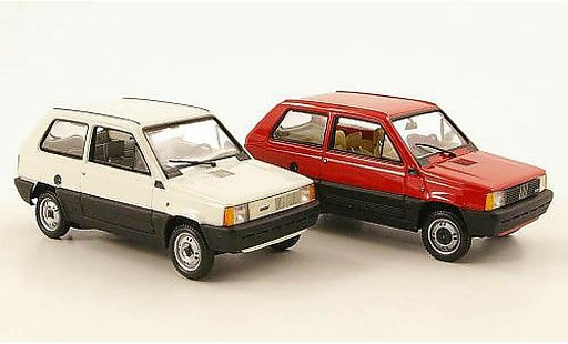 Fiat Panda Coffret 1/43 Minichamps 2er-Set 30 Jahre Jubilaum 1980 - 2010 miniature