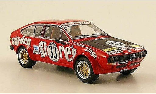 Alfa Romeo Alfetta gtv 2.0 1/43 M4 V Alfetta No.33 1000km Spa 1976 miniature
