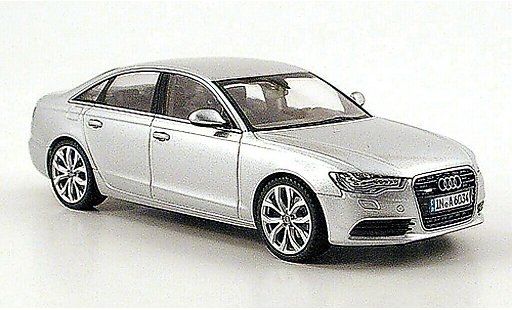 Audi A6 berline 1/43 Schuco (C7) grise 2011 miniature