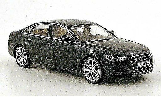 Audi A6 berline 1/43 Schuco (C7) bleu-gris 2011 miniature