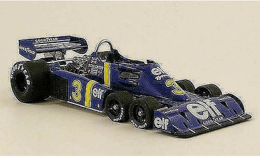 Tyrrell P34 1976 1/18 TrueScale Miniatures no.3. elf vainqueur gp Su&Atilde;&uml;de j.scheckter miniature