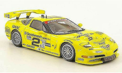Chevrolet Corvette course 1/43 Minichamps C5 R GTS No.2 vainqueur 24h Daytona 2001 miniature