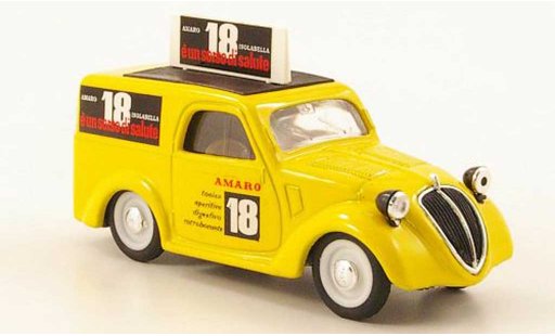 Fiat 500 B 1/43 Brumm Furgoncino Amaro 18 Isolabella 1946 miniature