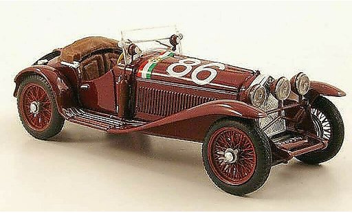 Alfa Romeo 1750 corsa 1/43 Brumm No.86 Campari / Marinoni Mille Miglia 1931 miniature