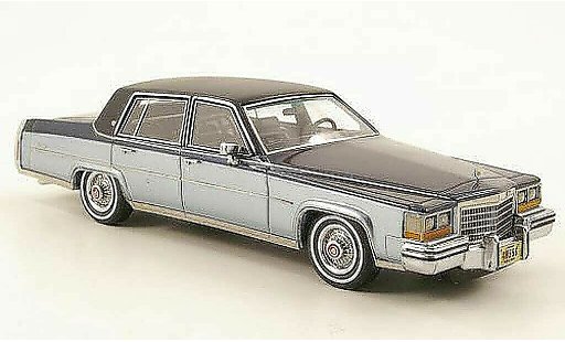 Cadillac Fleetwood Brougham 1/43 Neo bleu clair/noire-bleu/noire 1980 miniature