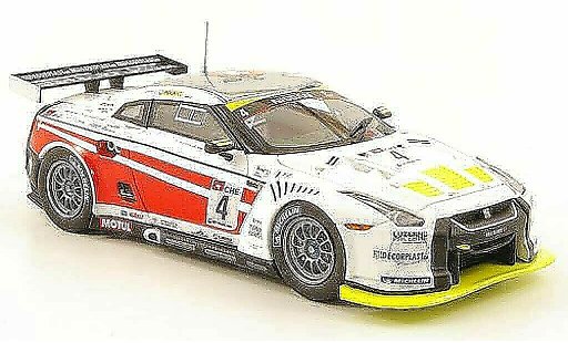 Nissan Skyline R35 1/43 Ebbro GT-R GT1 No.4 Swiss Racing Team 2010 miniature