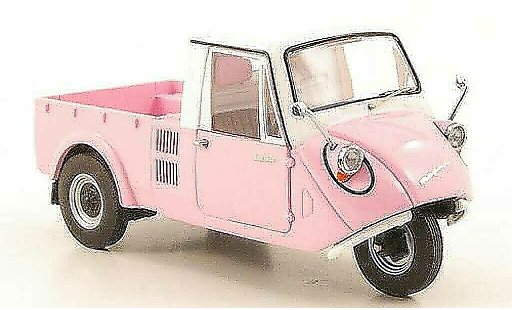 Mazda K360 Base 1/43 Ebbro rose/blanche 1962 miniature