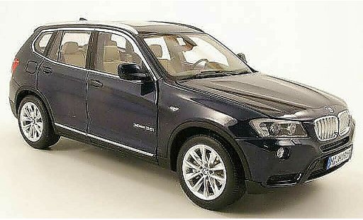 Bmw X3 F25 1/18 Norev bleu 2010 miniature