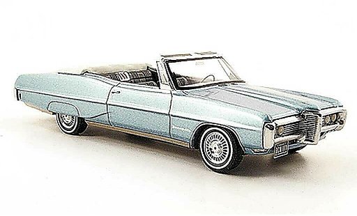 Pontiac Bonneville Convertible 1/43 Neo Cabriolet bleu 1968 miniature
