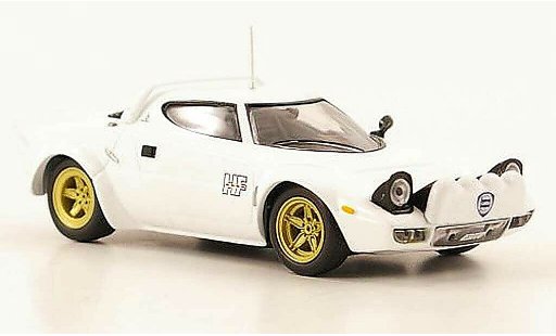 Lancia Stratos HF 1/43 IXO Stradale blanche 1975 miniature