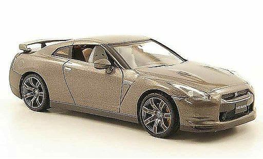 Nissan Skyline R35 1/43 Fujimi GT-R grise LHD 2007 miniature