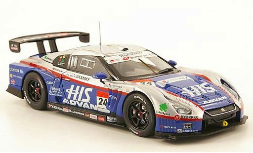 Nissan Skyline R35 1/43 Ebbro GT-R No.24 HIS Advan Super GT500 Sepang 2010 miniature