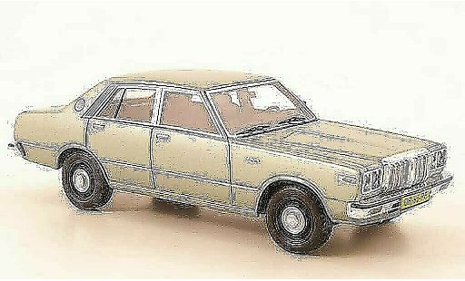 Datsun 200L Berline 1/43 Neo Laurel (C230) griseverte miniature