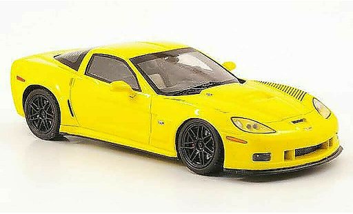 Chevrolet Corvette Coupe 1/43 Spark C6 jaune 2009 miniature