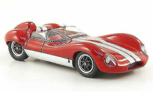 Lola MK1 Base 1/43 Spark rouge/grise 1960 miniature