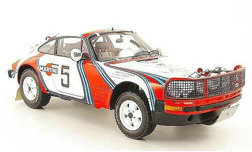 Porsche 911 SC 1/18 Spark 3.0 no.5 martini east afrika safari rallye 1978 b.waldegaard/h.thorszelius miniature