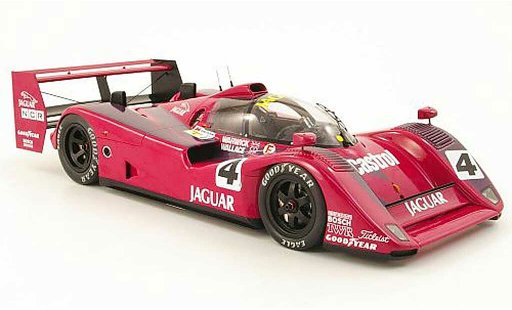 Jaguar XJ R14 1/18 Spark no.4 silk cut d.warwick/a.wallace le mans test 1991 miniature