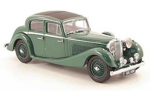 Jaguar SS Base 1/43 Oxford 2.5 litre verte miniature