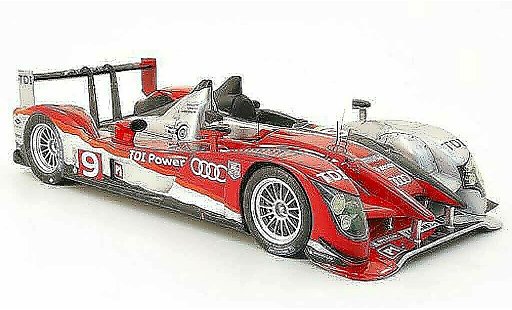 Audi R15 course 1/18 Spark tdi no.9 24h le mans 2010 t.bernhard / r.dumas / m.rockenfeller miniature