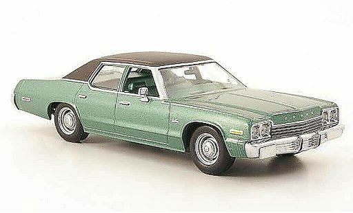 Dodge Monaco 1974 1/43 Minichamps verte/noire miniature
