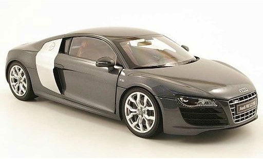 Audi R8 4.2 fsi 1/18 Kyosho 5.2 quattro grise/grise allise miniature