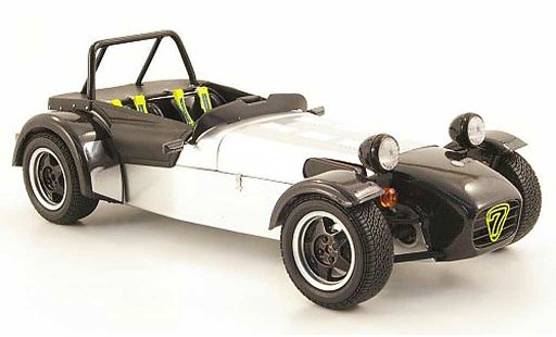 Caterham Super Seven JPE 1/18 Kyosho grise metallisee/noire miniature