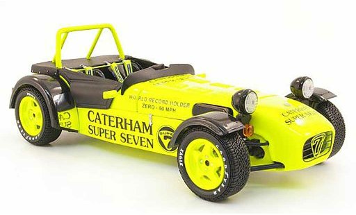 Caterham Super Seven JPE 1/18 Kyosho jaune miniature