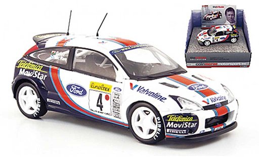 Ford Focus RS WRC 1/43 Vanguards No.4 /Telefonica McRae/Grist Rally Monte Carlo 2001 miniature