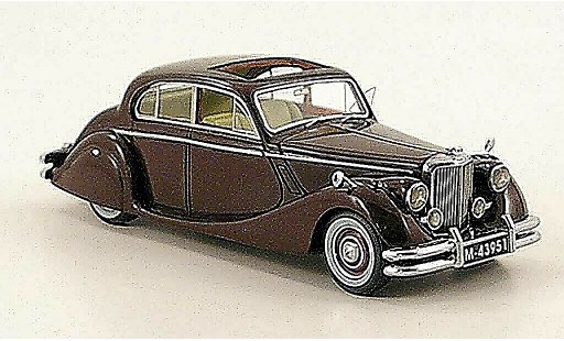 Jaguar MK 5 1/43 Neo marron 1950 miniature