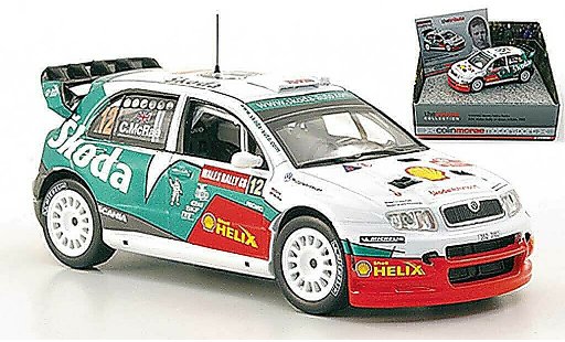 Skoda Fabia WRC 1/43 Vanguards Turbo No.12 McRae Wales Rally of Great Britain 2005 miniature