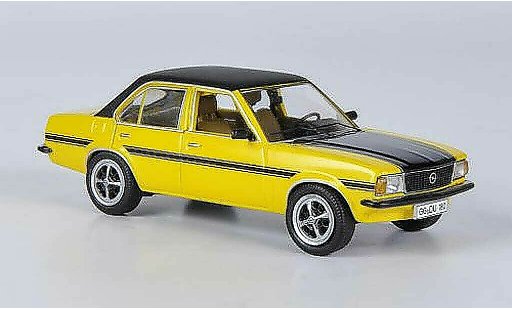 Opel Ascona B SR 1/43 Schuco jaune/noire miniature