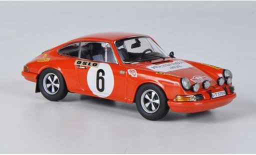 Porsche 911 S 1/43 Schuco S No.6 Waldegaard/Helmer Rally Monte Carlo 1970 miniature