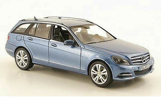 Mercedes Classe C T-Modell 1/43 Schuco (S204) bleu Avantgarde miniature