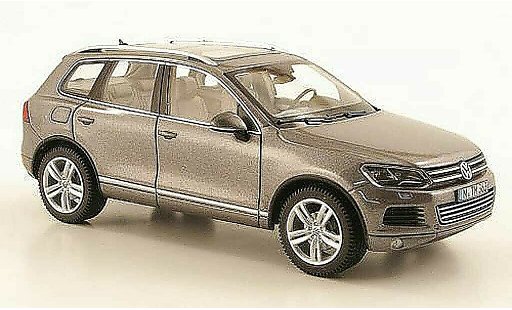 Volkswagen Touareg Base 1/43 Schuco C2 grise miniature