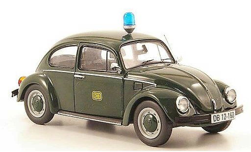Volkswagen Kafer Base 1/43 Schuco DB Bahnpolice miniature