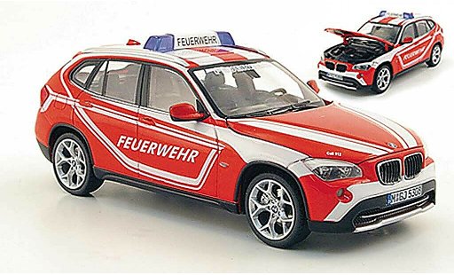 Bmw X1 E84 1/43 Schuco pompier miniature