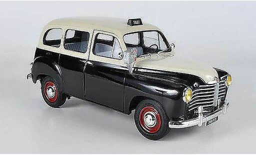 Renault Colorale Base 1/18 Solido Taxi noire/beige 1953 miniature