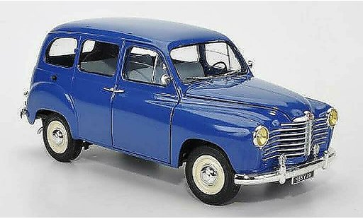 Renault Colorale Prairie 1/18 Solido blue 1953 miniature