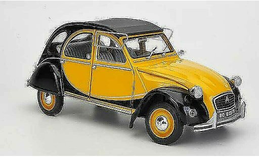 Citroen 2CV Charleston 1/18 Solido jaune/noire 1982 miniature