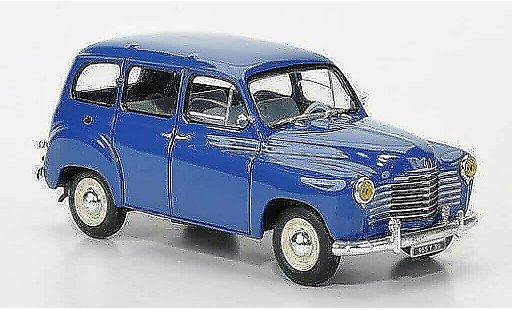 Renault Colorale Prairie 1/43 Solido bleu 1953 miniature
