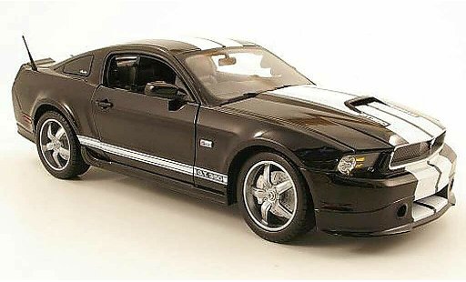 Shelby GT 350 2011 1/18 Shelby Collectibles noire/blanche miniature