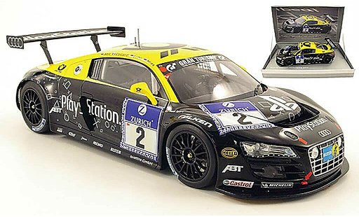 Audi R8 lms 1/18 Spark no.2 playstation 24h nurburgring 2010 abt / collard / luhr / mies miniature