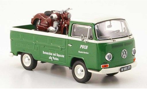 Volkswagen T2 Base 1/43 Premium ClassiXXs Puch plateau Puch Classic Service avec SGS als Ladegut miniature
