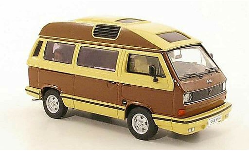 Volkswagen T3 A 1/43 Premium ClassiXXs Dehler-Profi marron/beige miniature
